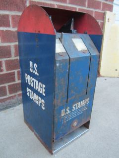 US Postage Stamps Vending Machine Post Office Mailbox Design