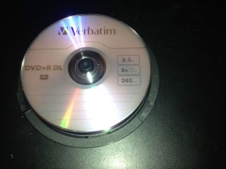 Verbatim DVD R DL 8x 240 MIN 10 Pack