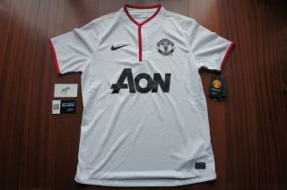 Manchester United 2012 2013 Code 7 Away Player Version Jersey M
