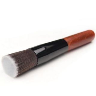 New Wooden Flat Top Foundation Brush Makeup Basic Brushes