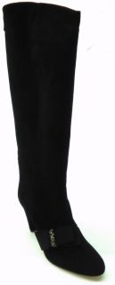 Tibi Womens Tasha Boot Black Suede Size 8 M US