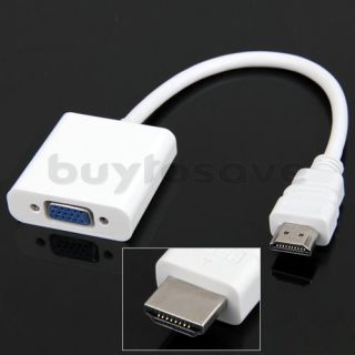 1080p HDMI Male to VGA Female Video Converter Adapter Cable for PC DVD