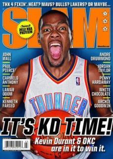 Slam Basketball Magazine March 2012 Kevin Durant Carmelo Anthony Lamar