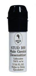 Stud 100 Male Genital Desensitizer Contains Lidocaine Get 120 Sprays