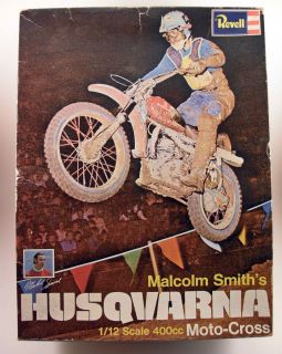 Malcom Smith Husqvarna H 1503 Motorcycle Model   Vintage 1970s Moto
