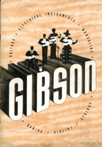 Gibson Mandolin Guitar Banjo Catalog AA 1939 on CD