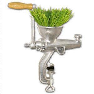 Weston Stainless Steel Cast Iron Wheat Grass Hand Juicer Manual