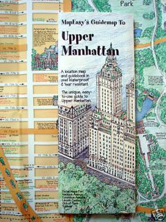 NEW MAP of UPPER MANHATTAN NY MapEZ Guide Details MadisonAve