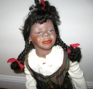Mary Van Osdell Porcelain Doll Lucinda 18 Stand 0768 2000 RARE