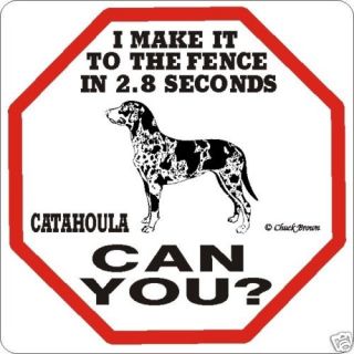 CATAHOULA 2 8 Fence Dog Sign Many Pet Breeds Avail
