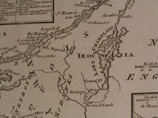 Amhersts Expedition Map 1760 Montreal Great Lakes NE