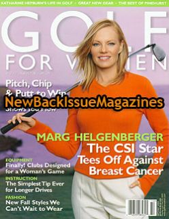 Golf for Women 9 03 Marg Helgenberger Cristie Kerr 2003