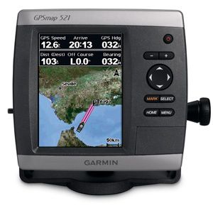 Garmin GPSMAP 521s GPS Receiver Marine Chartplotter Dual Frequency