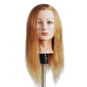 Marianna 24 Cosmetology Mannequin Head 100% Human Hair   Miss Barbara