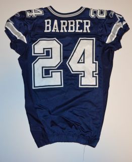 Marion Barber Game Used Worn Dallas Cowboys Jersey COA Photomatched