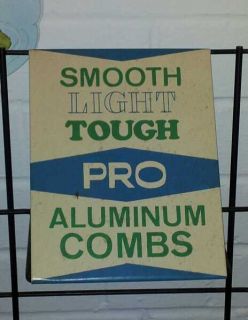 Pro Aluminum Combs Vintage Metal Display Sign