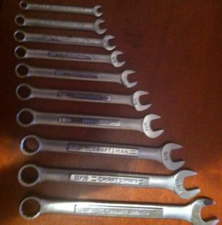 Craftsman Professional Standard Wrench Set