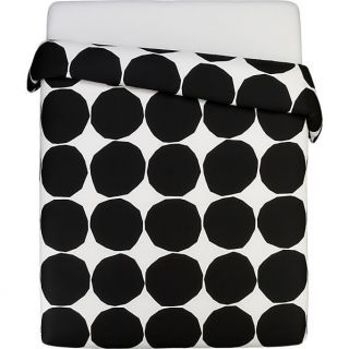 Marimekko Black and White Kivet Full/ Queen Duvet Cover from Crate and