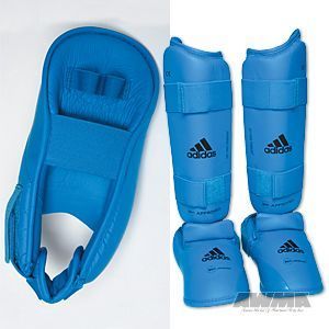 Adidas WKF Shin Guards Leg Protectors Martial Arts Gear