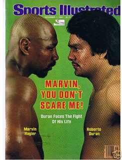 1983 Sports Illustrated Marvin Hagler Roberto Duran