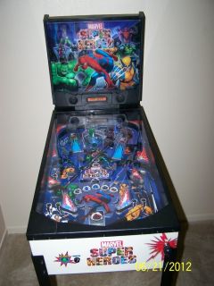 Zizzle Marvel Super Heroes Pinball Machine