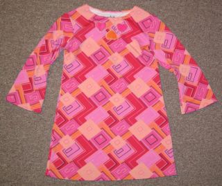 Marsha 60s Style Hearts Squares Dress Girl 6