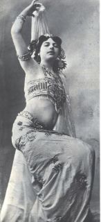 1939 D LG Photo Image Mata Hari Oriental Dance