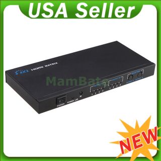 HDMI Matrix Switch Switcher 1 3B 1080p IR Remote