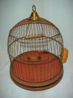 Vintage Hendryx Birdcage Bird Cage Original Paint Nice