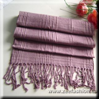 Maxine Mens Womens Winter Cashmere Wool Scarf Warm Violet