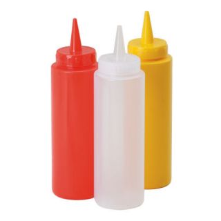 Trio Ketchup Mustard and Mayo Set 12oz Squeeze Bottle Dispenser