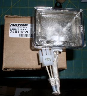 Maytag Stove Oven Halogen Light Assembly 74011220 New JP
