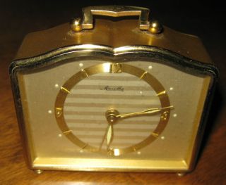 Vintage Mauthe Alarm Clock Made in Germany Works