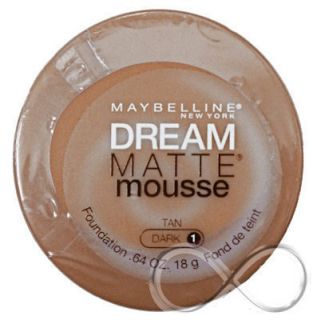 Maybelline Dream Matte Mousse Foundation Makeup Tan Dark 1