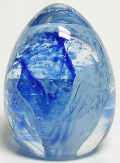 Caithness Glass Paperweight Blessings Blue 5799416