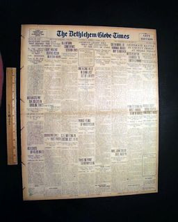 Hymie Weiss Assassination Al Capone Kill 1926 Newspaper