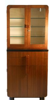 Circa 1930s Art Deco Furniture Hamilton Medical Cabinet Excellent