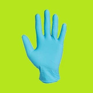 Powder Free Blue Nitrile Exam Gloves Latex Free XL