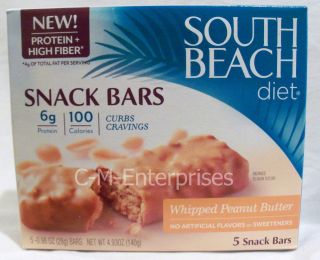 South Beach Diet Whipped Peanut Butter Snack Bars 4 93 Oz