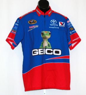 Casey Mears Geico Race Used Nationwide Series NASCAR Pit Crew Shirt