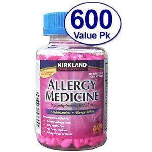 Allergy Medicine KS 600 Mini Tabs 25mg Diphenhydramine Volume Discount