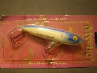 Rare Discontinued Mystic Spook Excalibur Topwater Blue Back White w