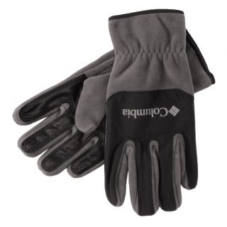 Columbia Sportswear Mens Gulch Creek Gloves Winter Fleece Grey New