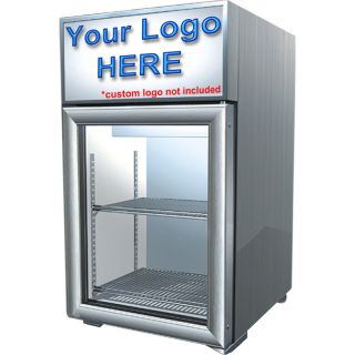 In Glass Door Display Cooler Beverage Fridge Refrigerator Merchandiser