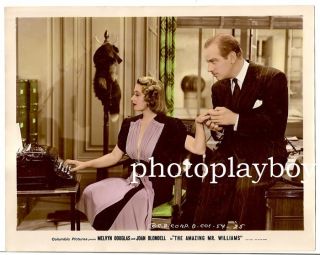 Joan Blondell Melvyn Douglas Amazing Mr Williams Vintage Color Movie