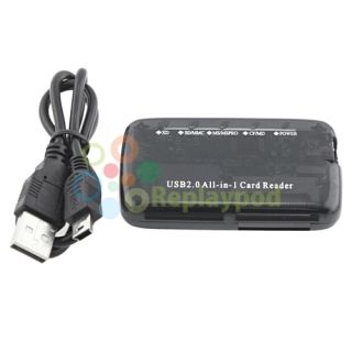 in One USB 2 0 Ethernal Memory Card Reader Writer SD MS CF SD