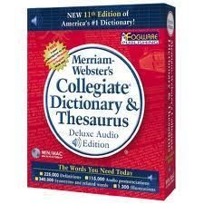 Merriam Websters Dictionary and Thesaurus 798694893830