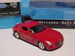 Mercedes Benz SLS AMG Welly 1 60 1 64 Diecast Small Scale 2 8 Inch