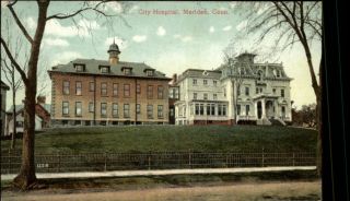 Meriden Ct City Hospital c1910 Postcard