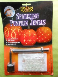 HALLOWEEN Pumpkin Carving SPARKLING Pumpkin JEWELS PUMPKIN MASTERS